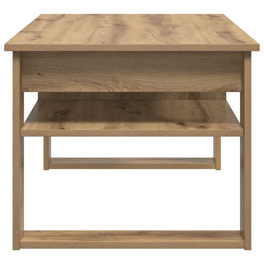 Salontafel Artisan Eiken 96 x 54 x 44 cm Bewerkt hout