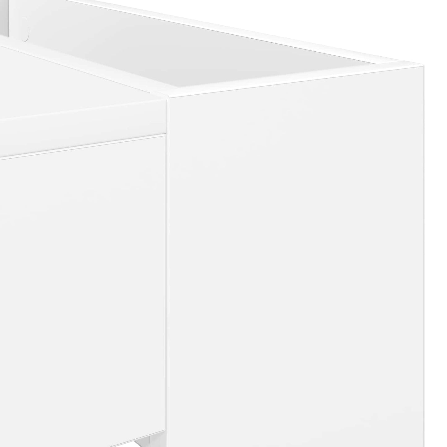 Salontafel Wit 110 x 50 x 41 cm Bewerkt hout