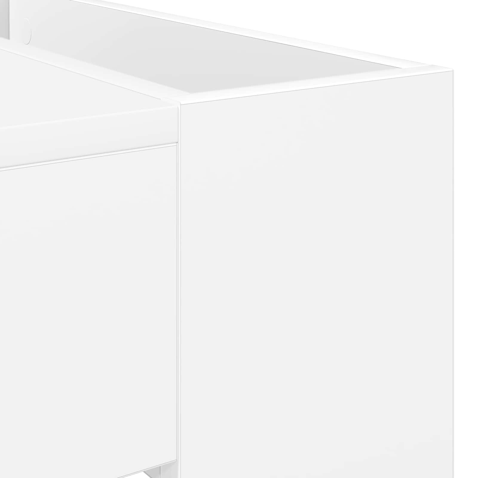 Salontafel Wit 110 x 50 x 41 cm Bewerkt hout