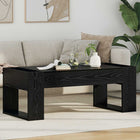 Salontafel zwart eiken 110x50x41 cm