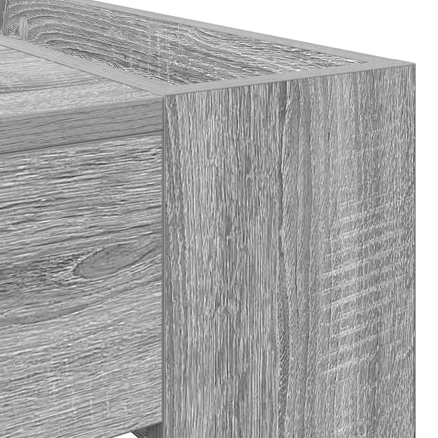Salontafel Grijs Sonoma 110 x 50 x 41 cm Bewerkt hout