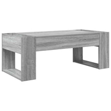 Salontafel Grijs Sonoma 110 x 50 x 41 cm Bewerkt hout