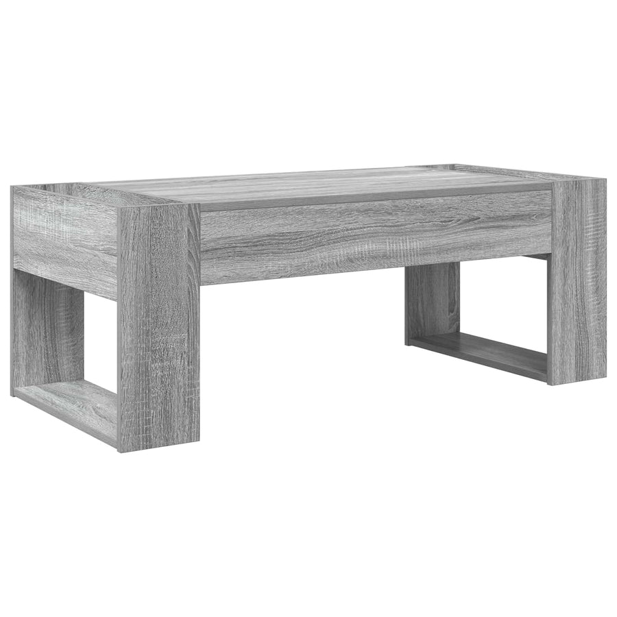 Salontafel Grijs Sonoma 110 x 50 x 41 cm Bewerkt hout