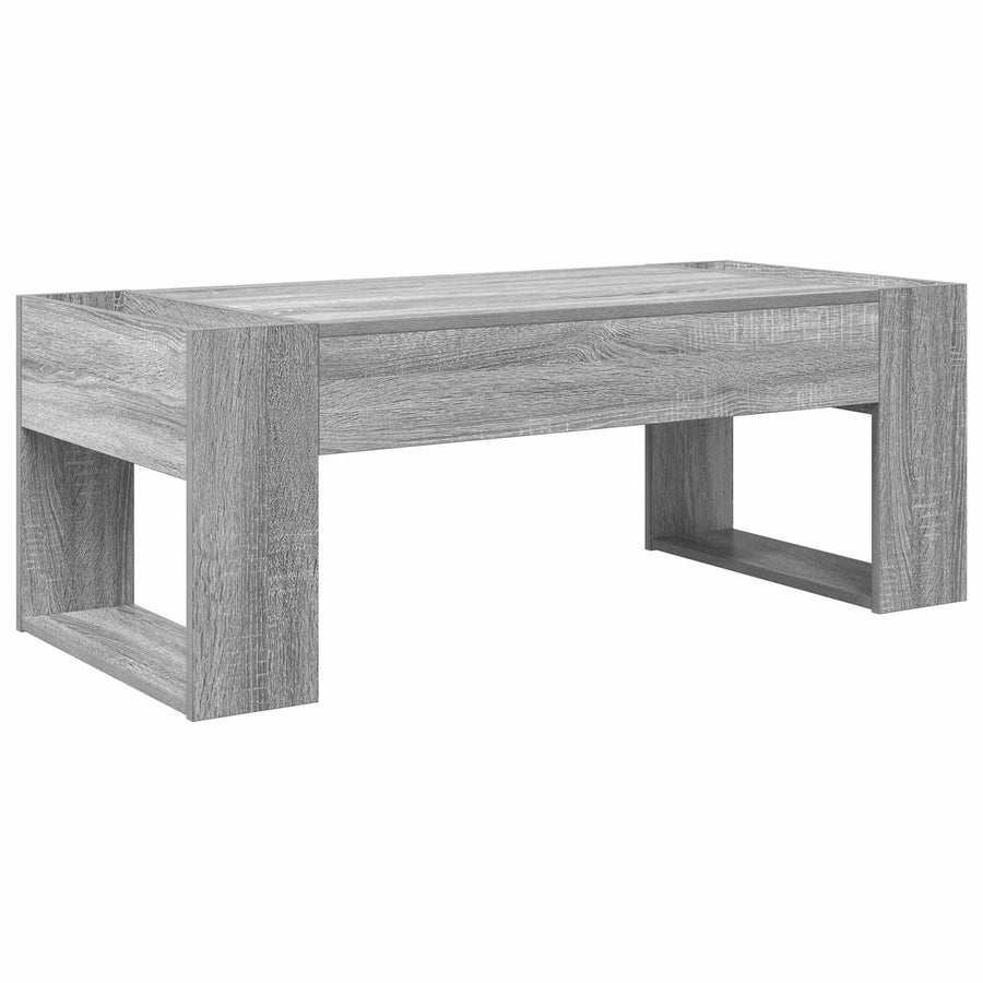 Salontafel Grijs Sonoma 110 x 50 x 41 cm Bewerkt hout