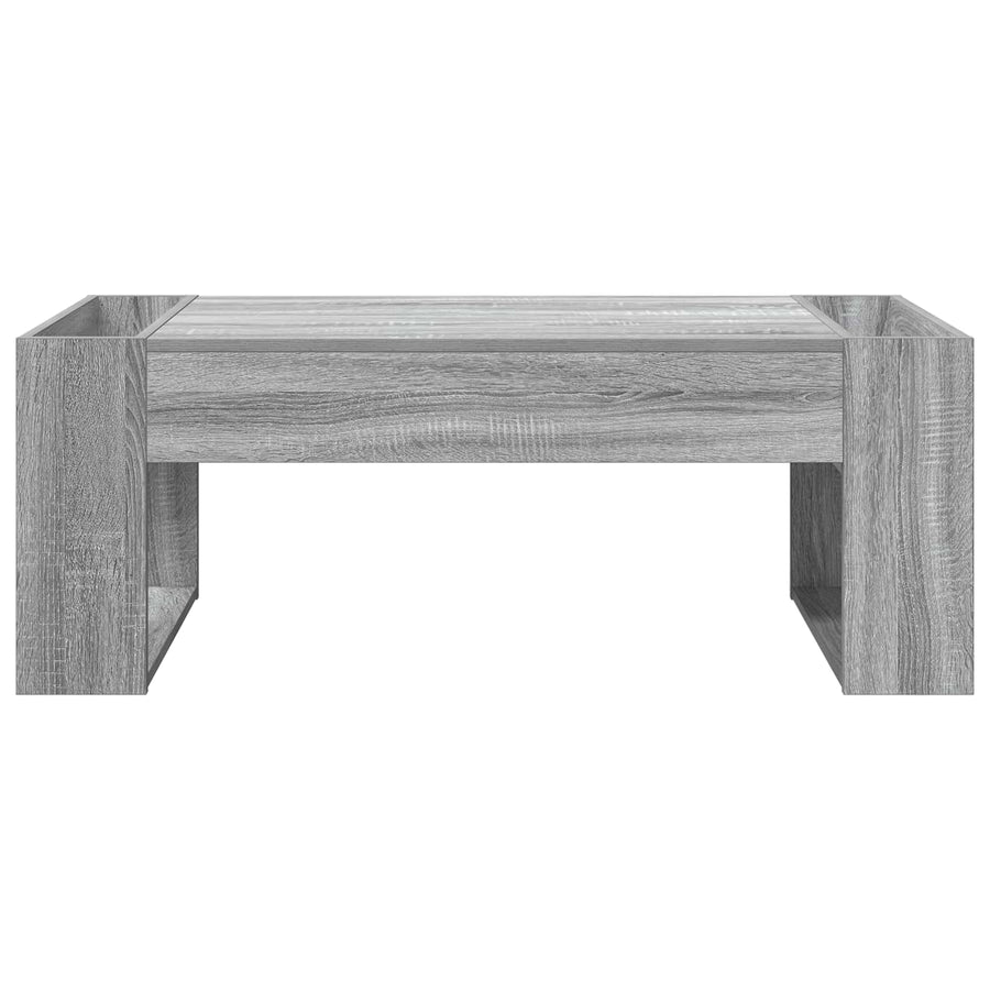 Salontafel Grijs Sonoma 110 x 50 x 41 cm Bewerkt hout
