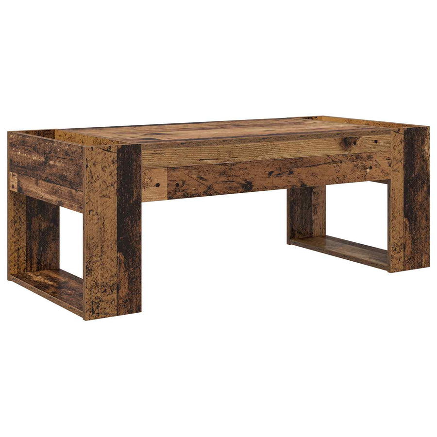Salontafel Oudhout 110 x 50 x 41 cm Bewerkt hout