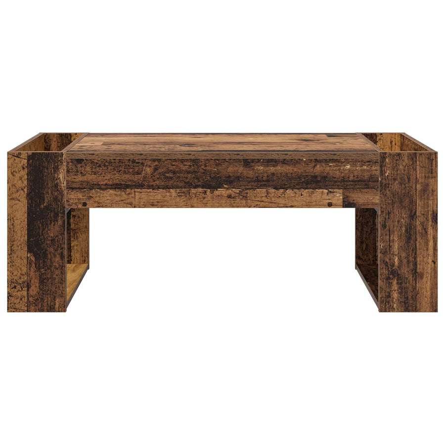 Salontafel Oudhout 110 x 50 x 41 cm Bewerkt hout