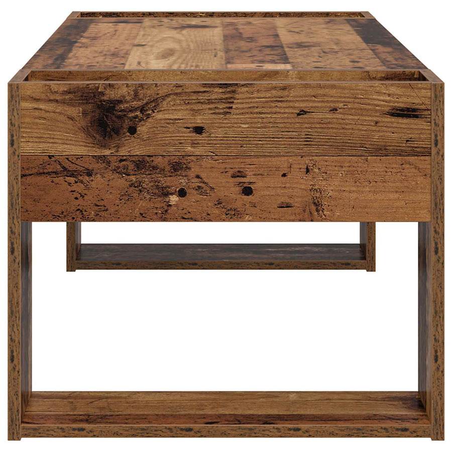 Salontafel Oudhout 110 x 50 x 41 cm Bewerkt hout