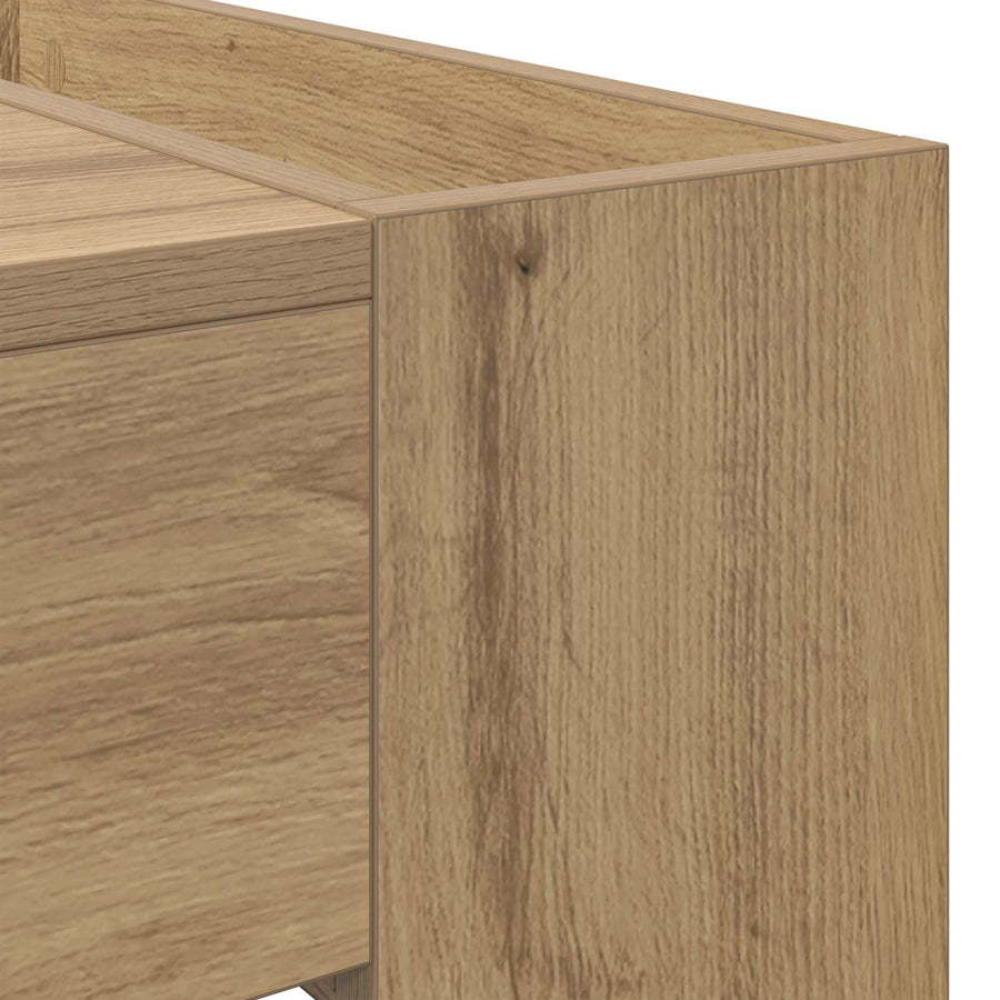 Salontafel Artisan Eiken 110 x 50 x 41 cm Bewerkt hout