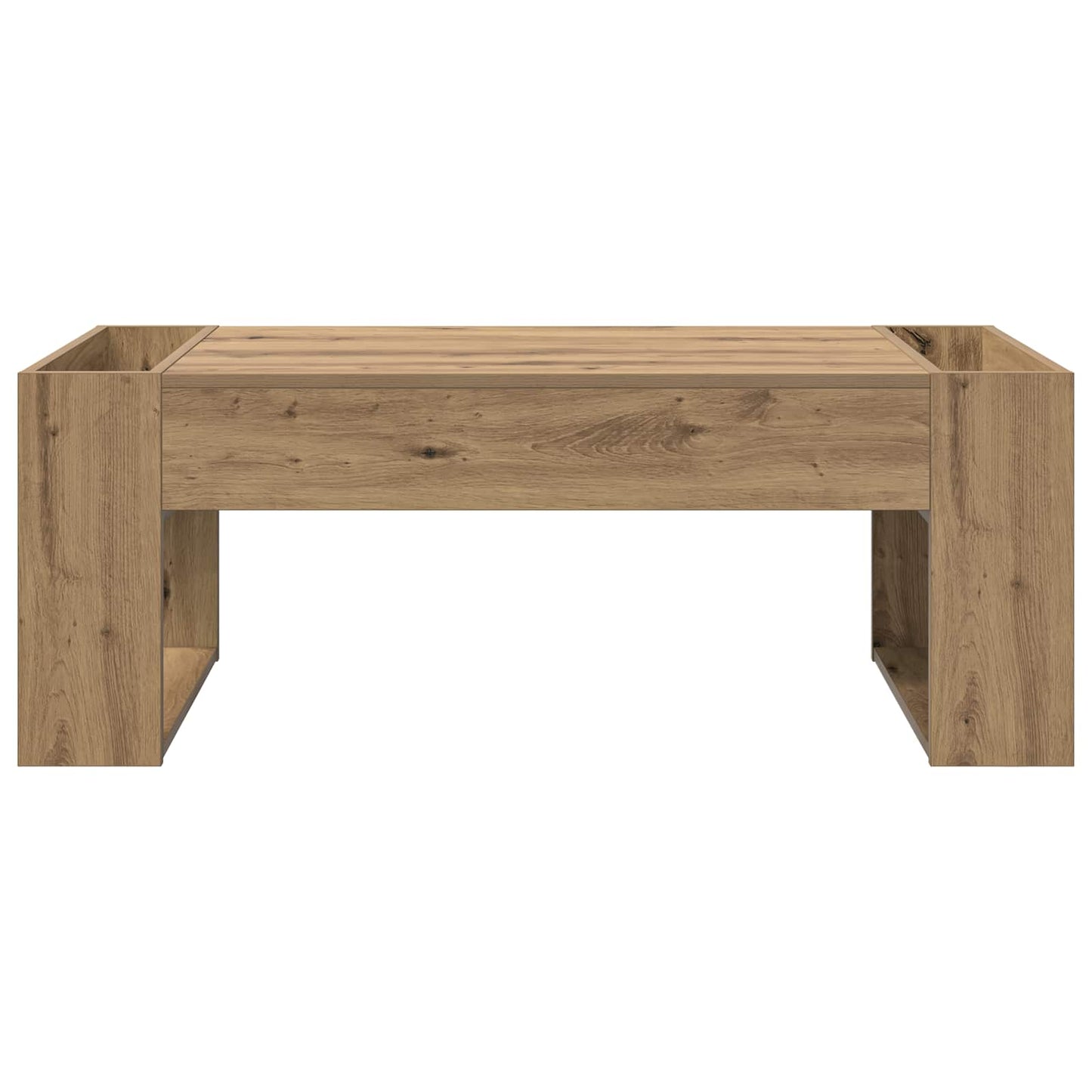 Salontafel Artisan Eiken 110 x 50 x 41 cm Bewerkt hout
