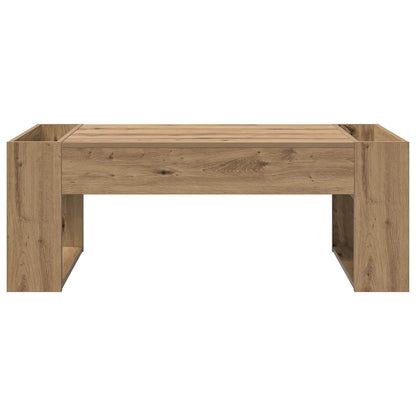 Salontafel Artisan Eiken 110 x 50 x 41 cm Bewerkt hout