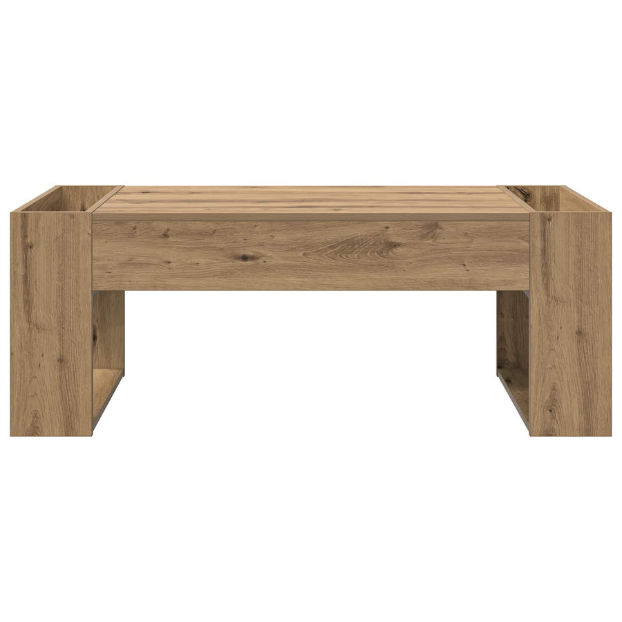 Salontafel Artisan Eiken 110 x 50 x 41 cm Bewerkt hout