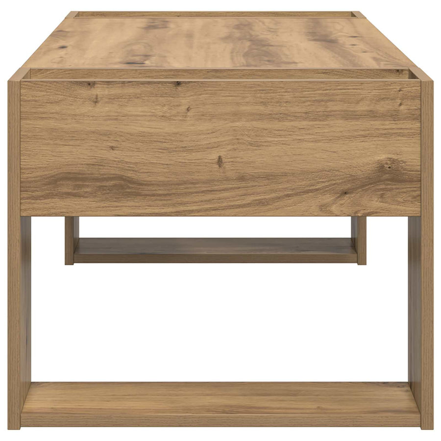 Salontafel Artisan Eiken 110 x 50 x 41 cm Bewerkt hout