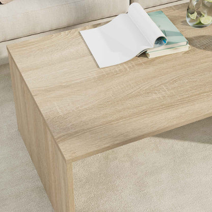 Salontafel Sonoma Eiken 95 x 50 x 34 cm Bewerkt hout