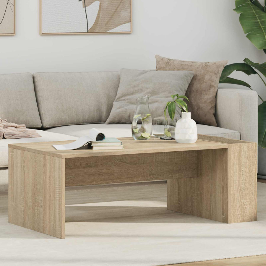 Salontafel Sonoma Eiken 95 x 50 x 34 cm Bewerkt hout