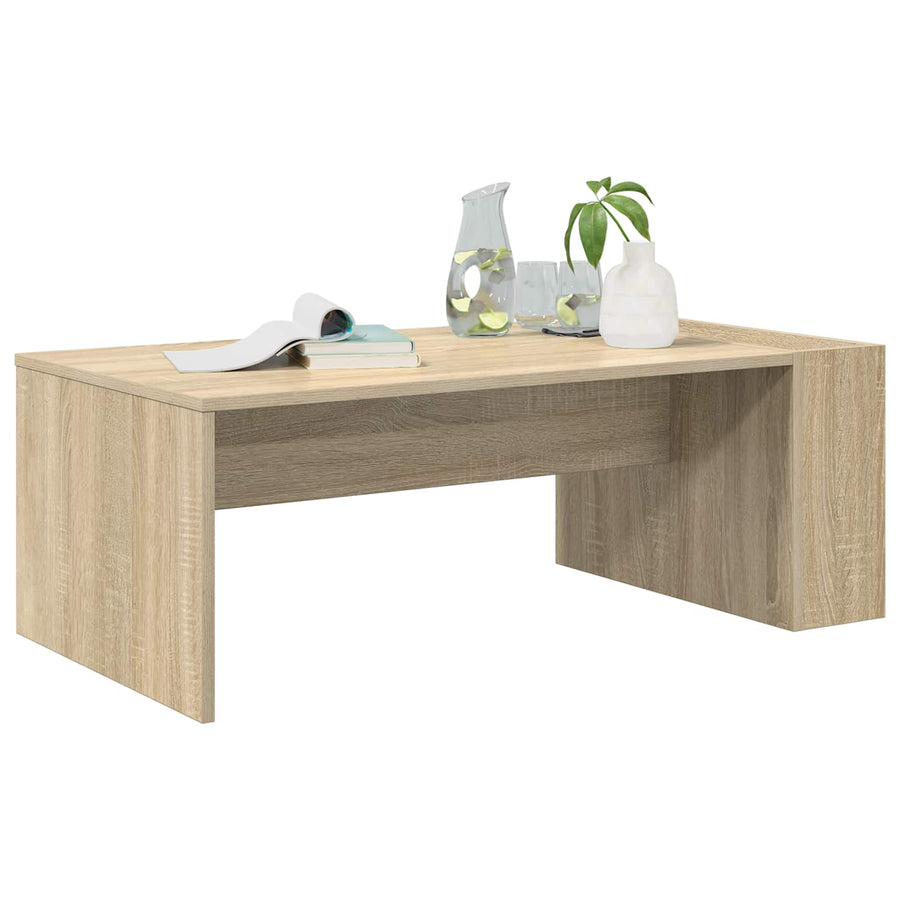 Salontafel Sonoma Eiken 95 x 50 x 34 cm Bewerkt hout