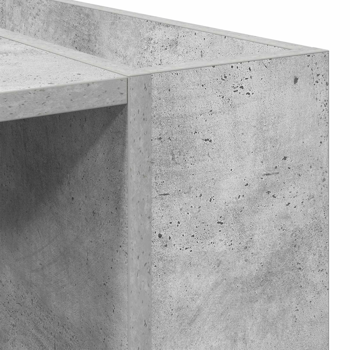 Salontafel Beton Grijs 95 x 50 x 34 cm Bewerkt hout