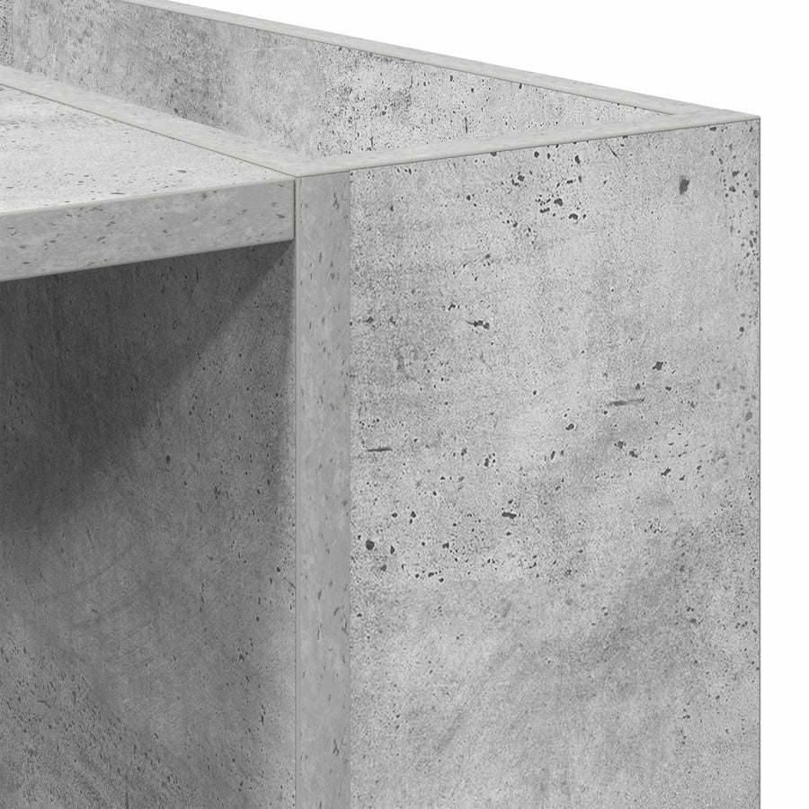 Salontafel Beton Grijs 95 x 50 x 34 cm Bewerkt hout