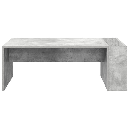Salontafel Beton Grijs 95 x 50 x 34 cm Bewerkt hout