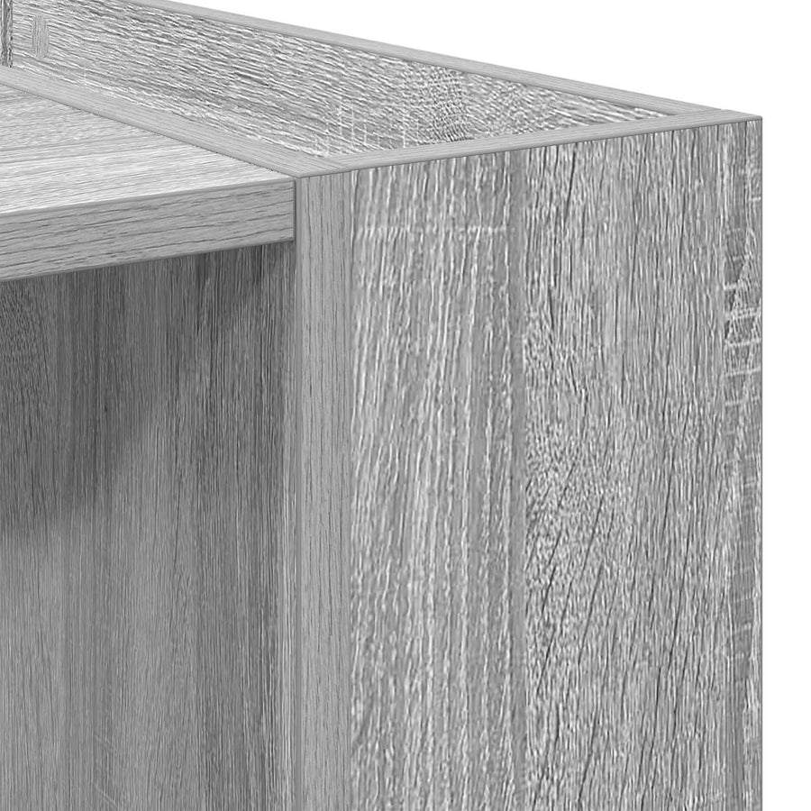 Salontafel Grijs Sonoma 95 x 50 x 34 cm Bewerkt hout