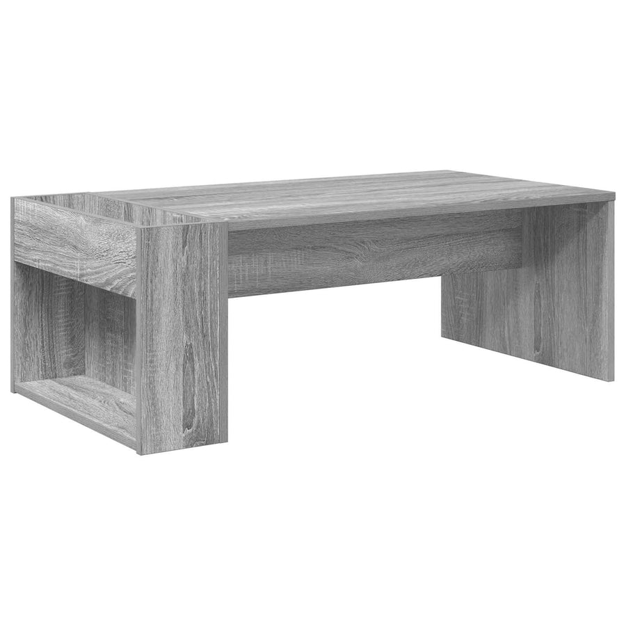 Salontafel Grijs Sonoma 95 x 50 x 34 cm Bewerkt hout