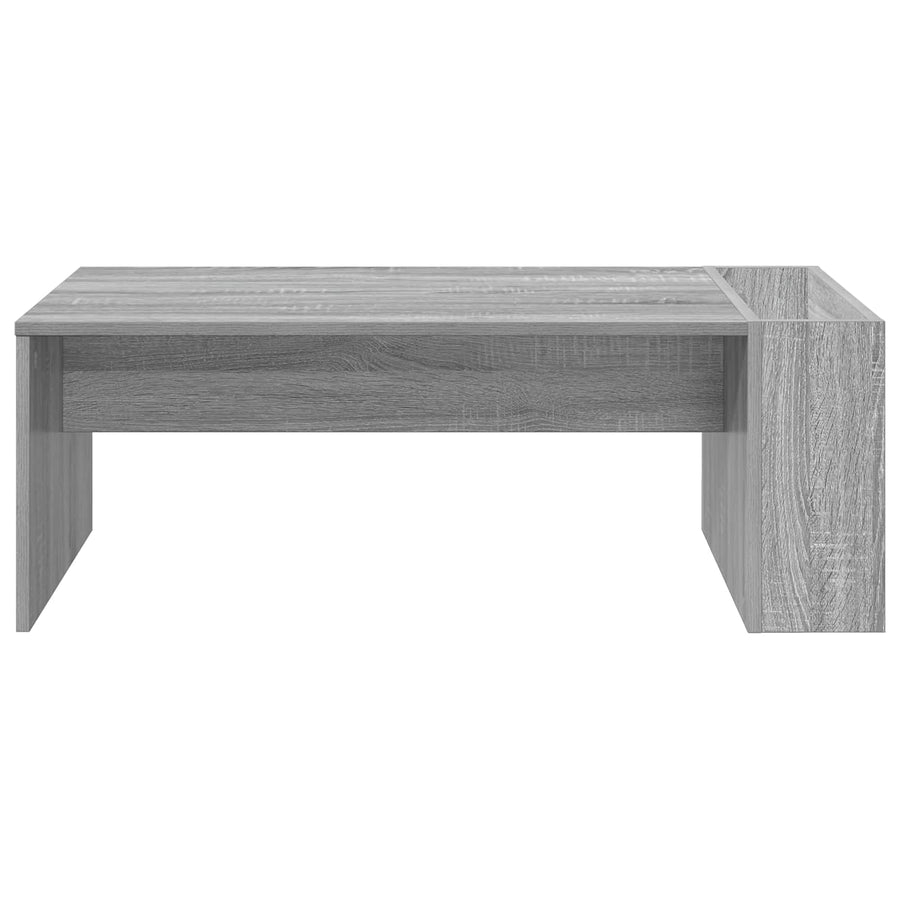 Salontafel Grijs Sonoma 95 x 50 x 34 cm Bewerkt hout