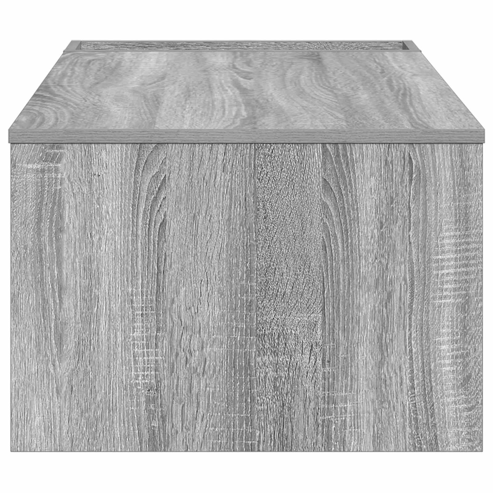 Salontafel Grijs Sonoma 95 x 50 x 34 cm Bewerkt hout