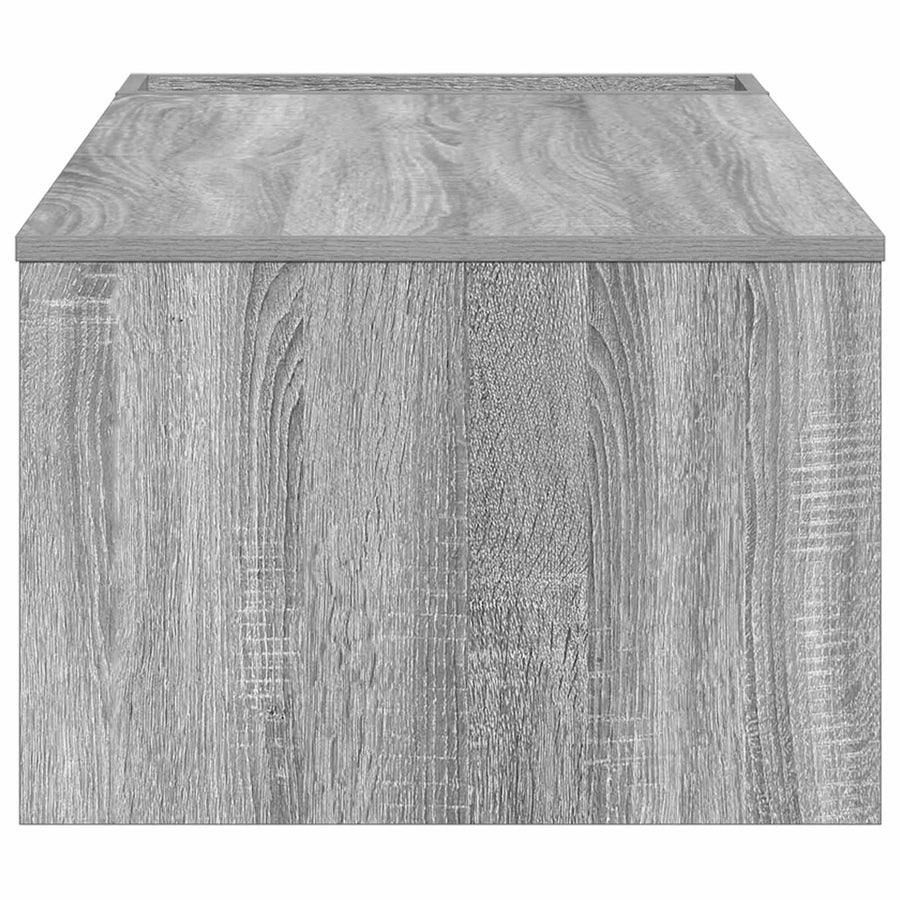 Salontafel Grijs Sonoma 95 x 50 x 34 cm Bewerkt hout