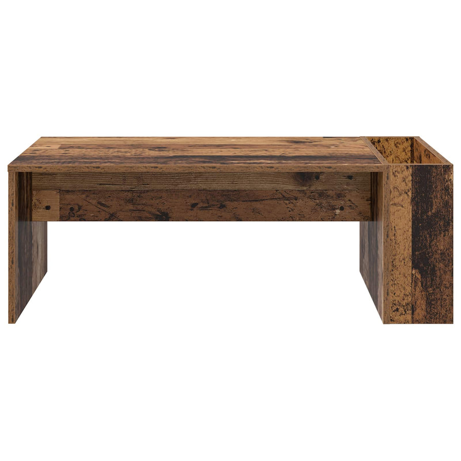 Salontafel Oudhout 95 x 50 x 34 cm Bewerkt hout