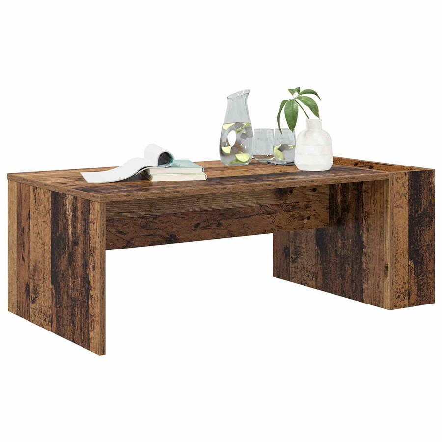 Salontafel Oudhout 95 x 50 x 34 cm Bewerkt hout