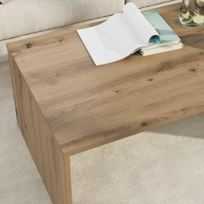 Salontafel Artisan Eiken 95 x 50 x 34 cm Bewerkt hout