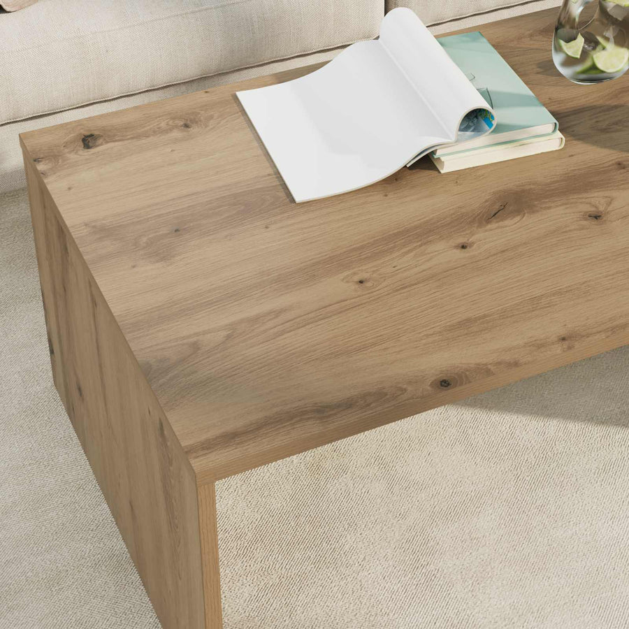 Salontafel Artisan Eiken 95 x 50 x 34 cm Bewerkt hout