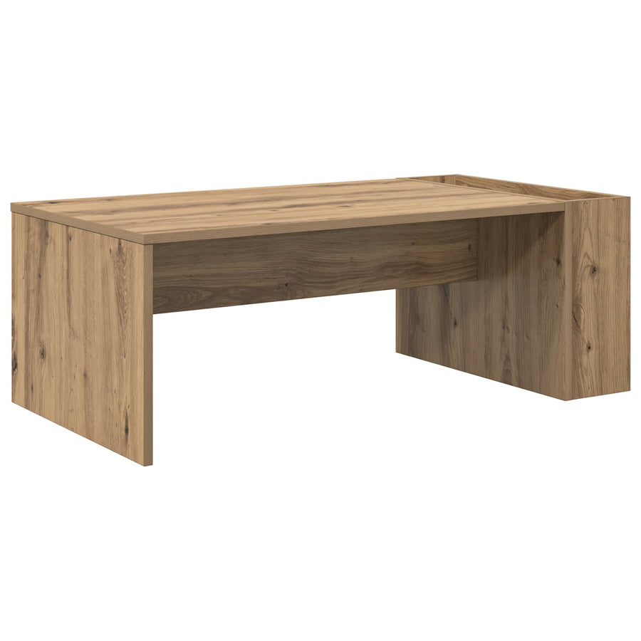 Salontafel Artisan Eiken 95 x 50 x 34 cm Bewerkt hout