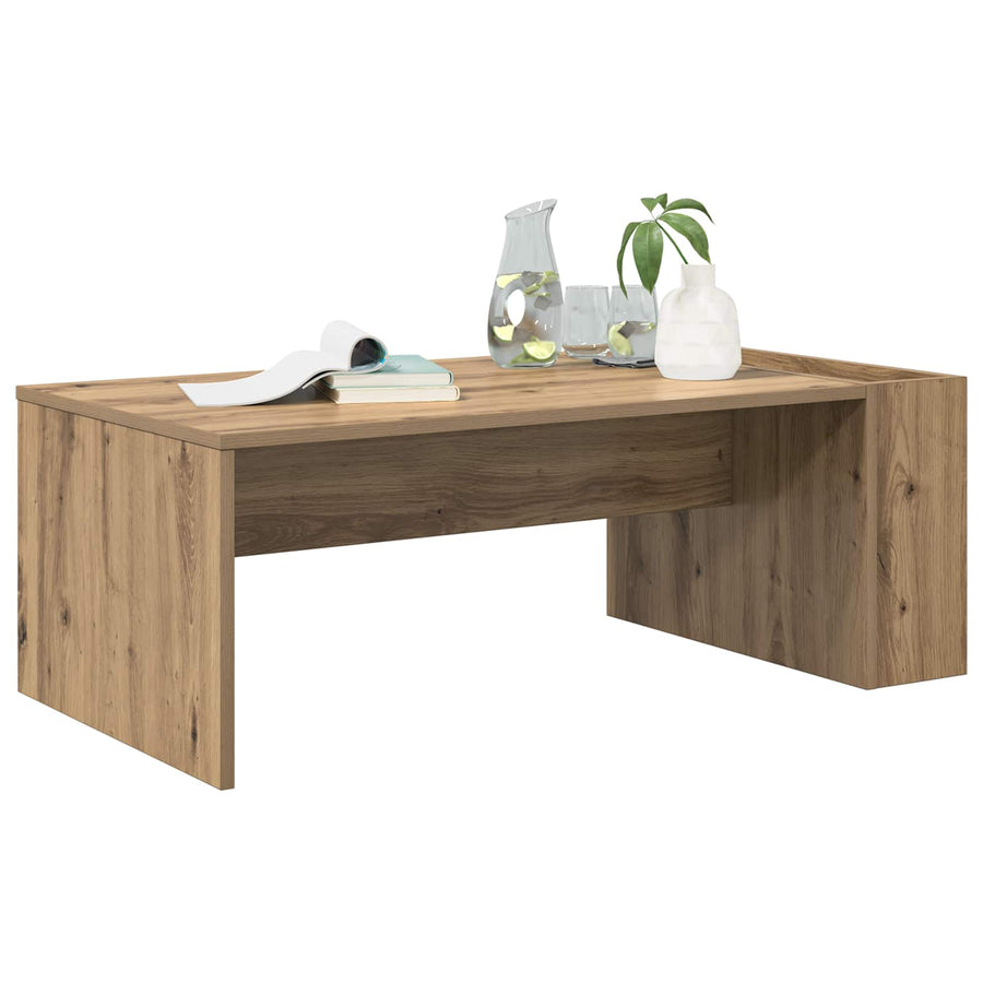 Salontafel Artisan Eiken 95 x 50 x 34 cm Bewerkt hout