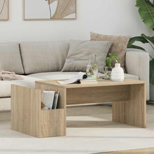 Salontafel Sonoma Eiken 90 x 45 x 35 cm Bewerkt hout
