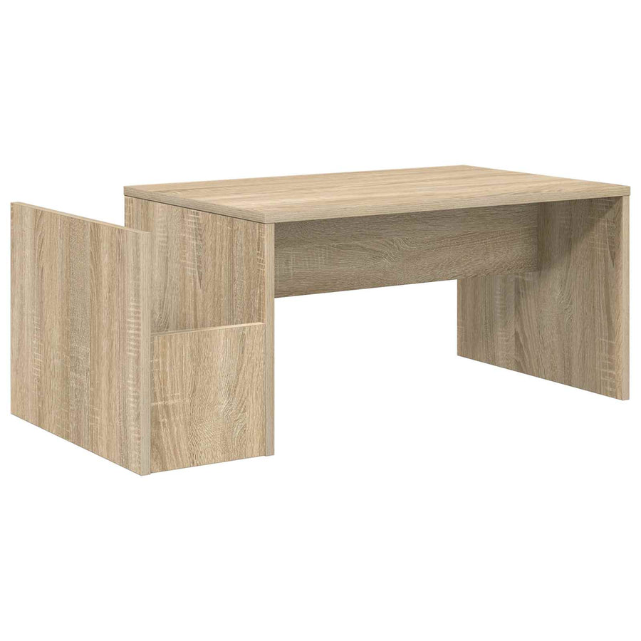 Salontafel Sonoma Eiken 90 x 45 x 35 cm Bewerkt hout