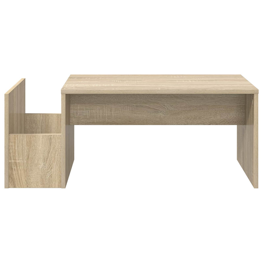 Salontafel Sonoma Eiken 90 x 45 x 35 cm Bewerkt hout