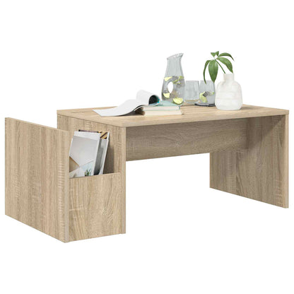 Salontafel Sonoma Eiken 90 x 45 x 35 cm Bewerkt hout