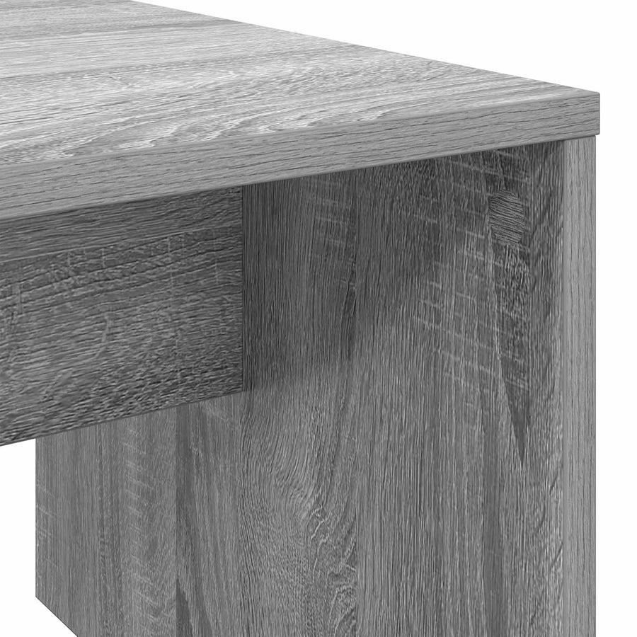 Salontafel Grijs Sonoma 90 x 45 x 35 cm Bewerkt hout