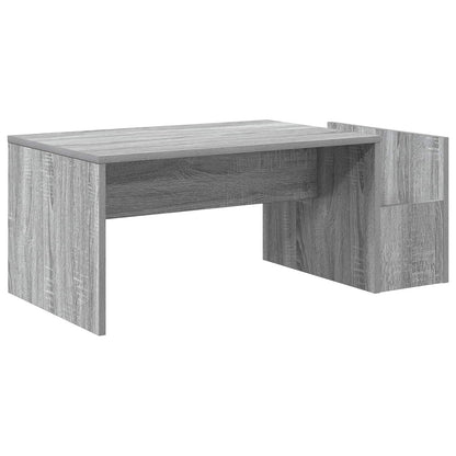 Salontafel Grijs Sonoma 90 x 45 x 35 cm Bewerkt hout