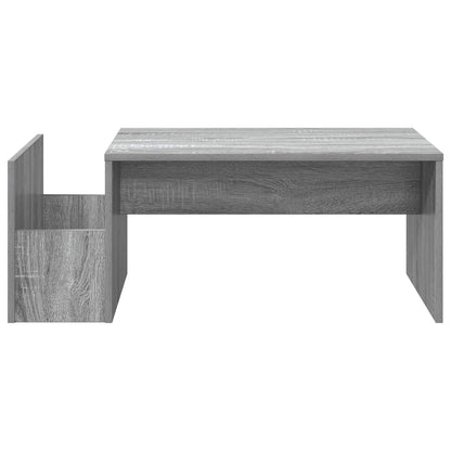 Salontafel Grijs Sonoma 90 x 45 x 35 cm Bewerkt hout