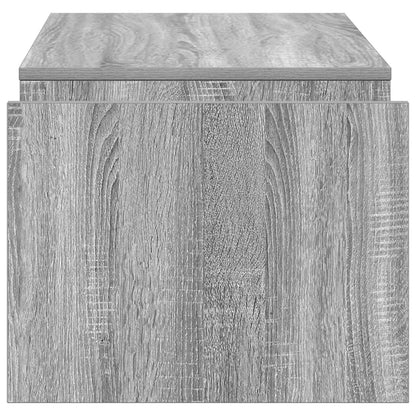 Salontafel Grijs Sonoma 90 x 45 x 35 cm Bewerkt hout