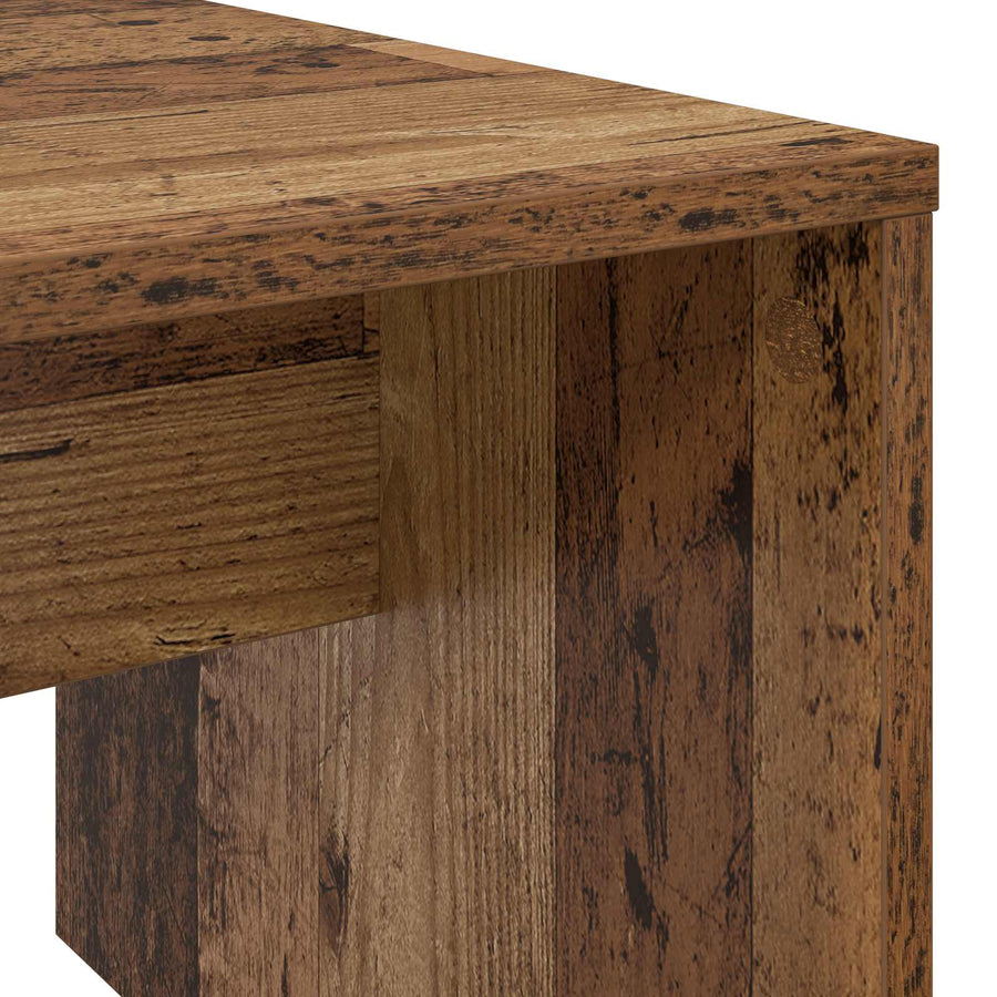 Salontafel Oudhout 90 x 45 x 35 cm Bewerkt hout