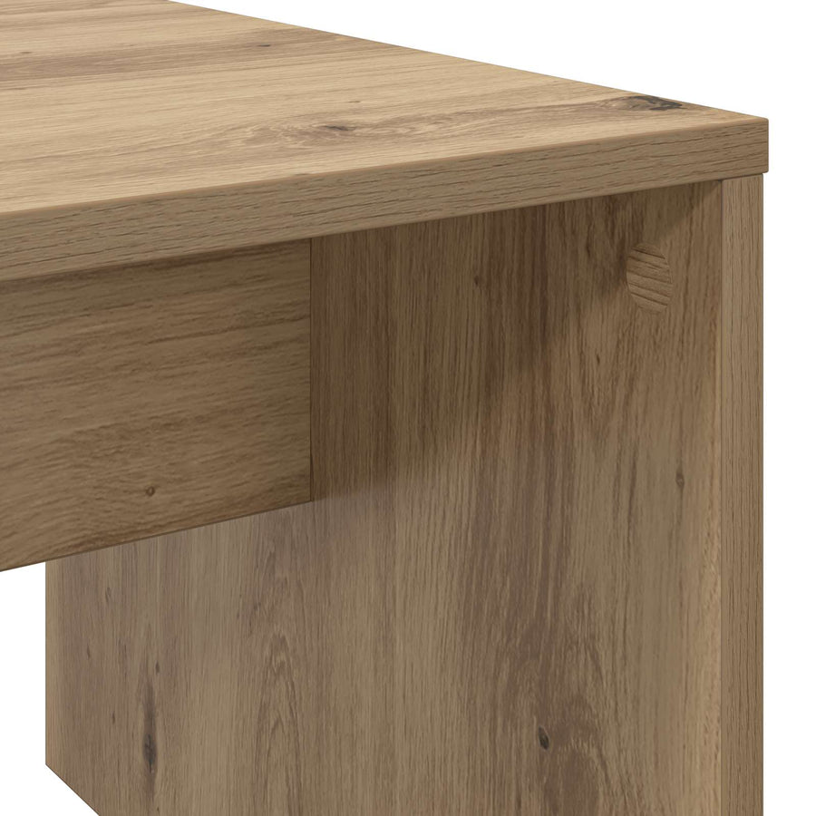 Salontafel Artisan Eiken 90 x 45 x 35 cm Bewerkt hout