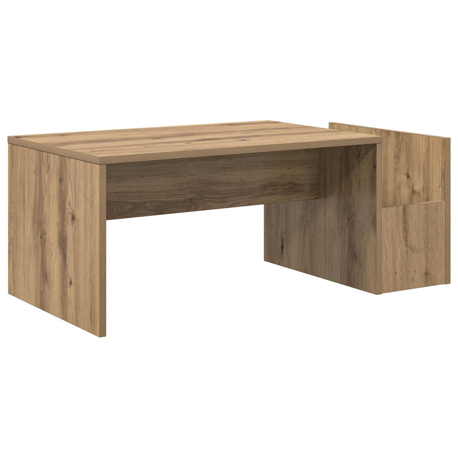 Salontafel Artisan Eiken 90 x 45 x 35 cm Bewerkt hout