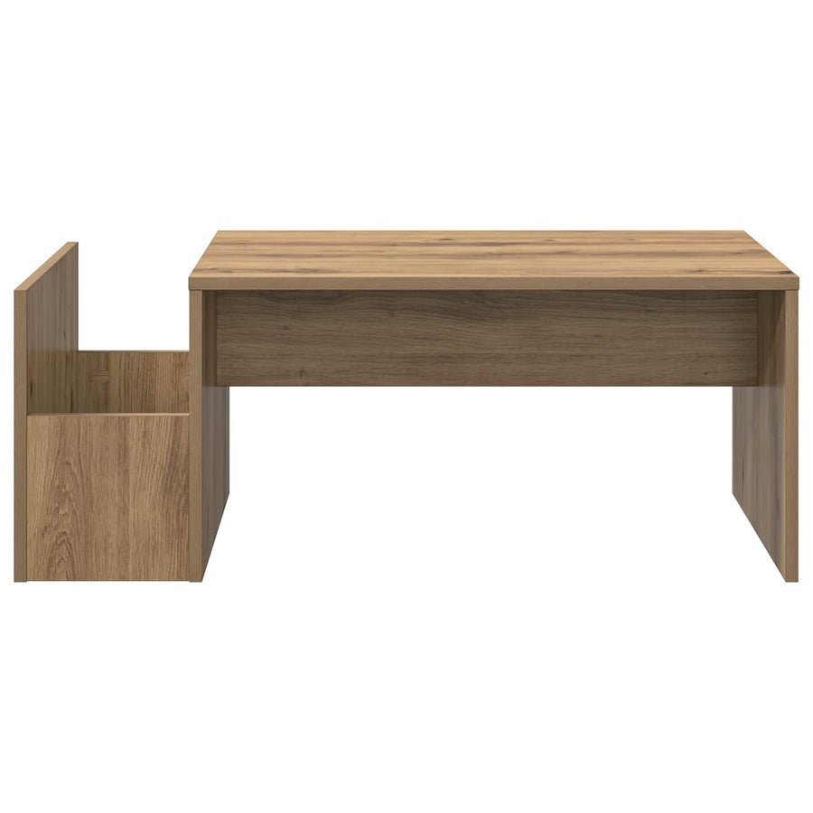 Salontafel Artisan Eiken 90 x 45 x 35 cm Bewerkt hout