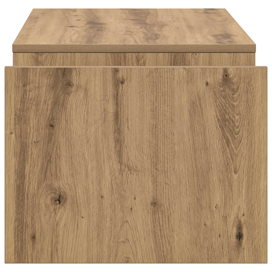 Salontafel Artisan Eiken 90 x 45 x 35 cm Bewerkt hout