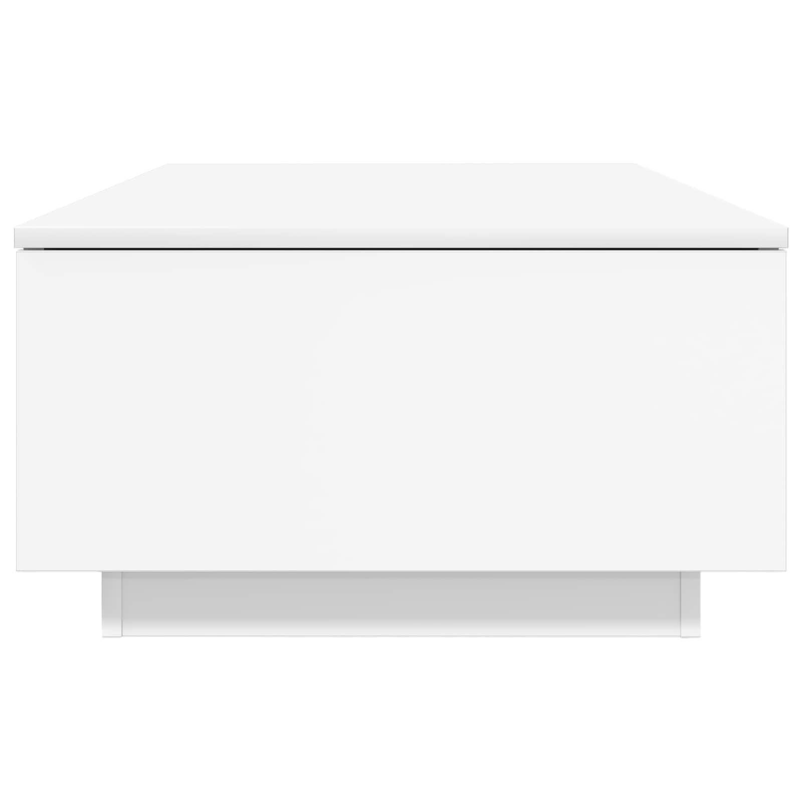 Salontafel met lade met opslag Wit 95 x 55 x 31 cm Bewerkt hout