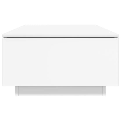 Salontafel met lade met opslag Wit 95 x 55 x 31 cm Bewerkt hout