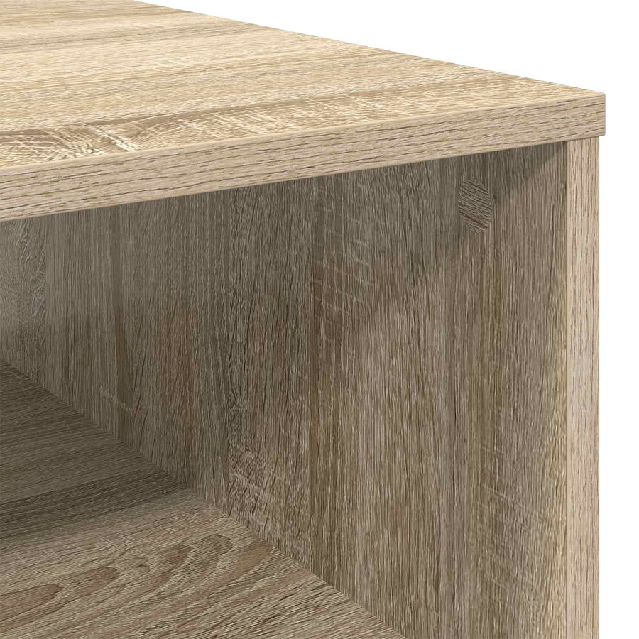 Salontafel met lade Sonoma Eiken 95 x 55 x 31 cm Bewerkt hout